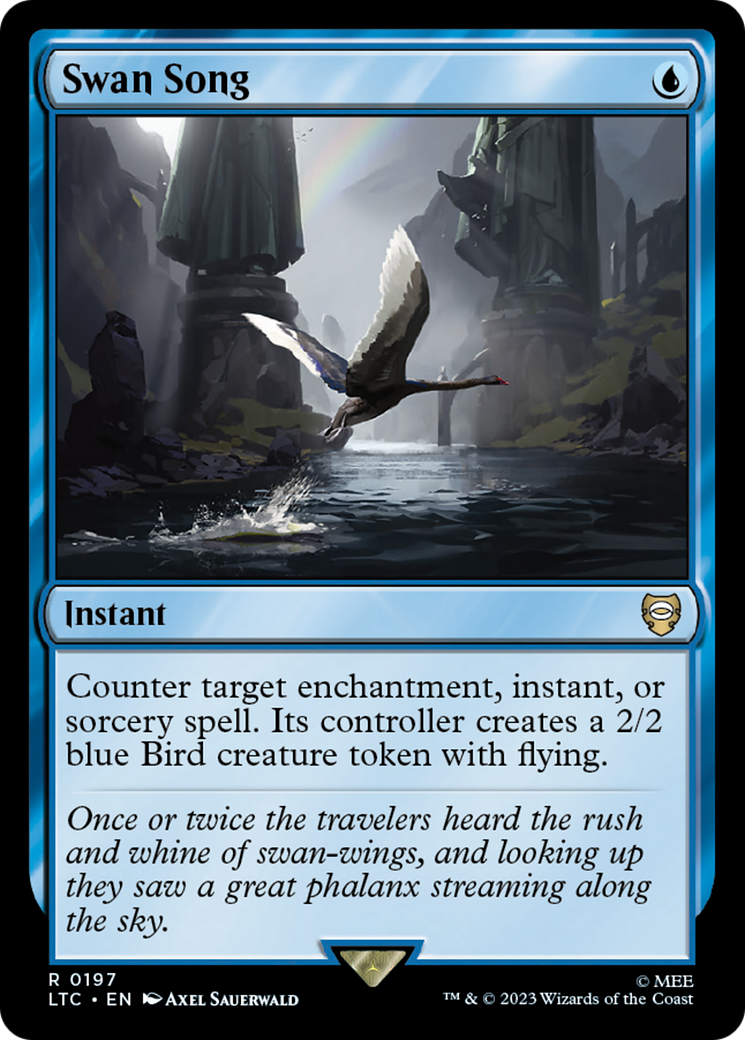 Swan Song [The Lord of the Rings: Tales of Middle-Earth Commander] | Card Merchant Takapuna