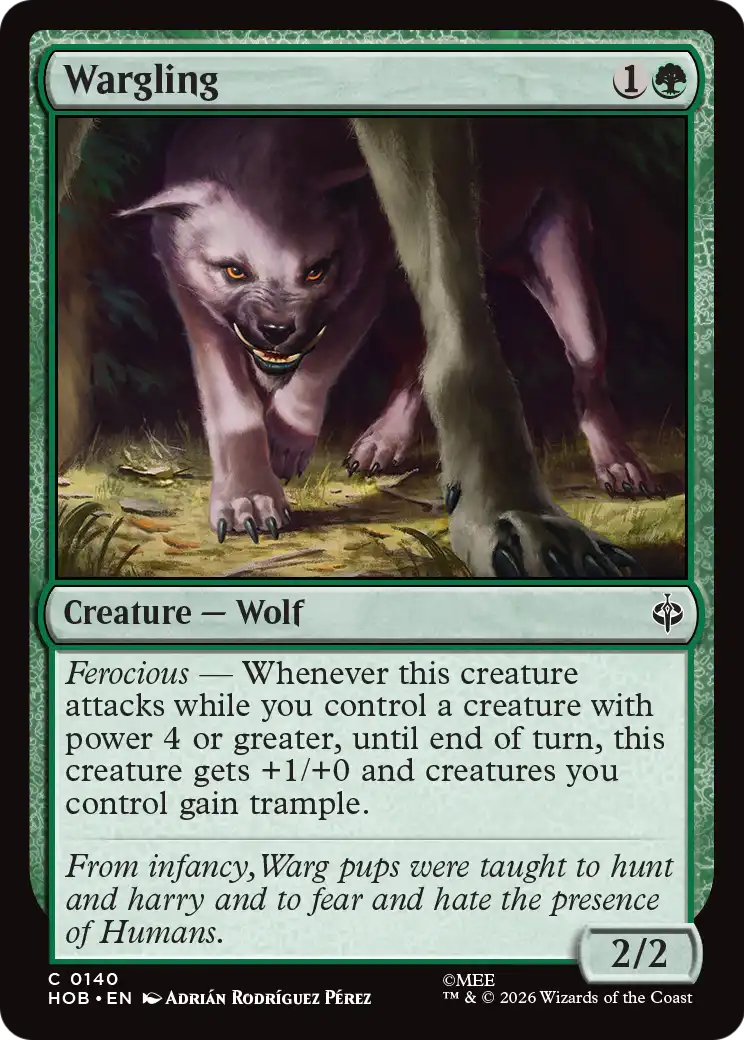 Wargling [The Hobbit] | Card Merchant Takapuna