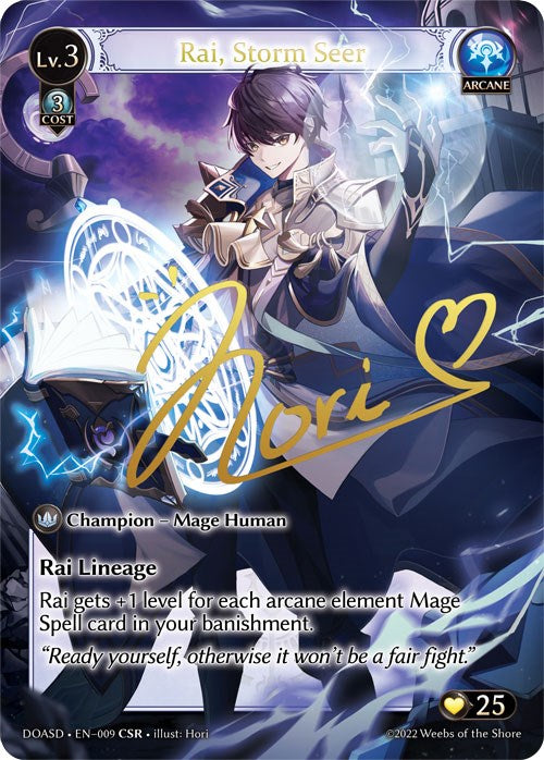 Rai, Storm Seer (CSR) (009) [Dawn of Ashes: Starter Decks] | Card Merchant Takapuna