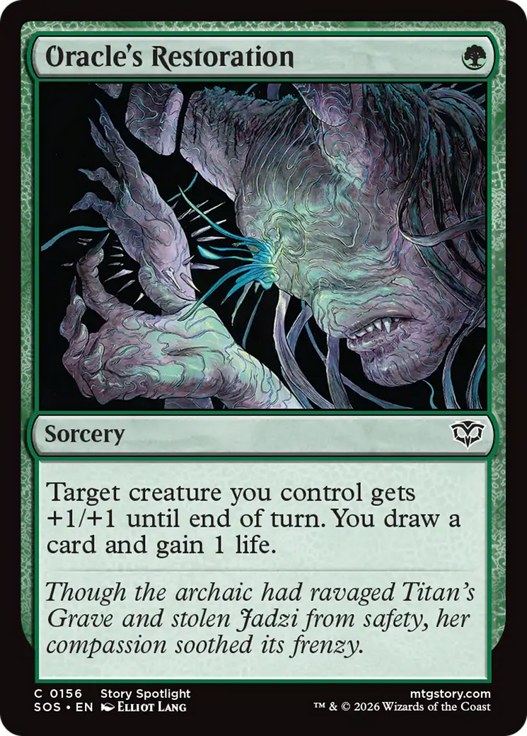 Oracle's Restoration [Secrets of Strixhaven] | Card Merchant Takapuna