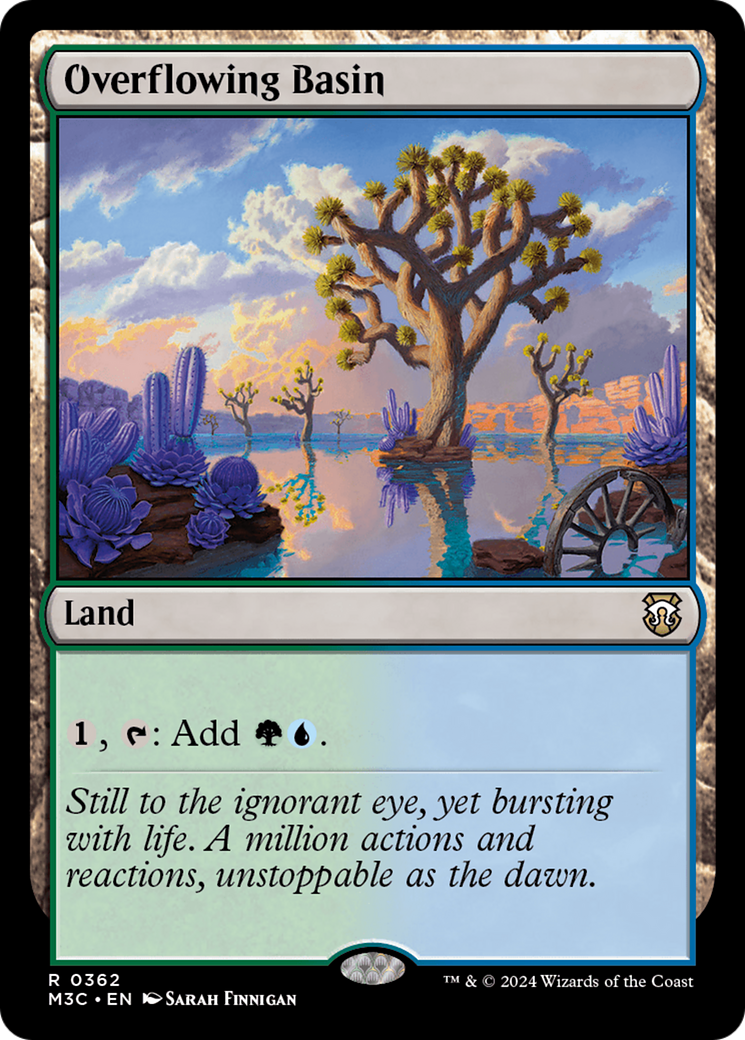 Overflowing Basin (Ripple Foil) [Modern Horizons 3 Commander] | Card Merchant Takapuna