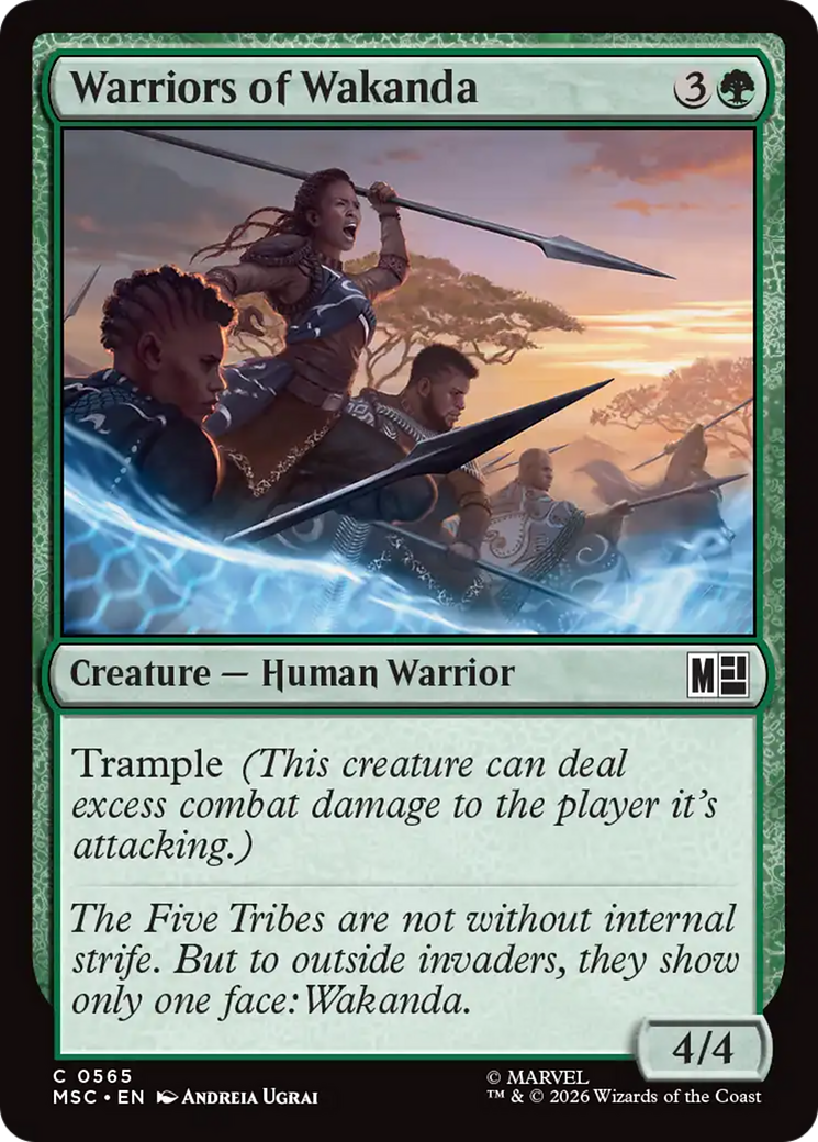 Warriors of Wakanda [Marvel Super Heroes Commander] | Card Merchant Takapuna