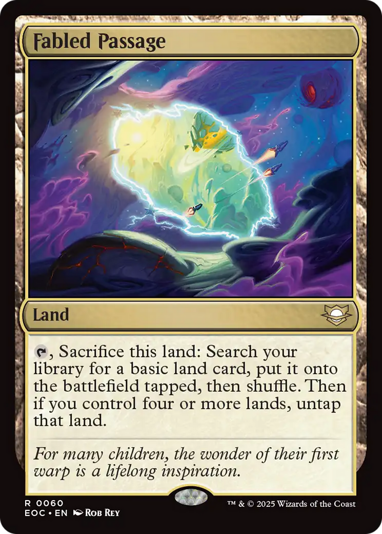 Fabled Passage [Edge of Eternities Commander] | Card Merchant Takapuna