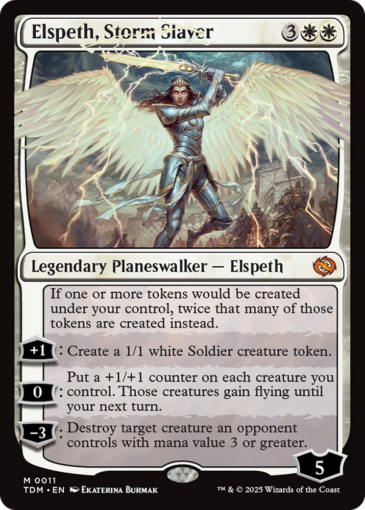 Elspeth, Storm Slayer [Tarkir: Dragonstorm] | Card Merchant Takapuna