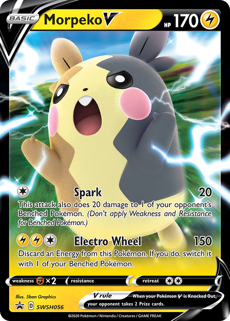Morpeko V (SWSH056) [Sword & Shield: Black Star Promos] | Card Merchant Takapuna
