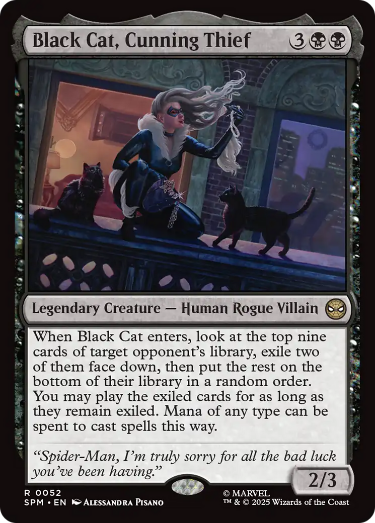 Black Cat, Cunning Thief [Marvel's Spider-Man] | Card Merchant Takapuna