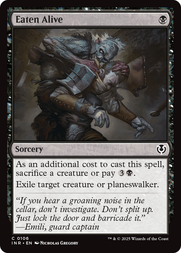 Eaten Alive [Innistrad Remastered] | Card Merchant Takapuna