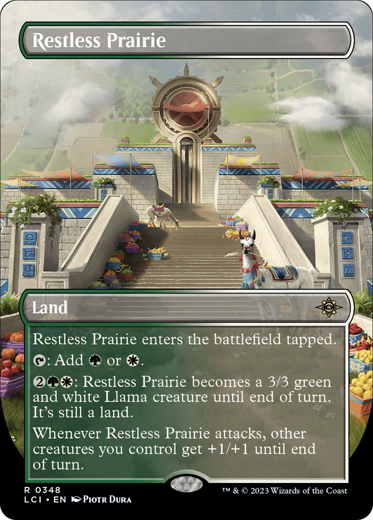 Restless Prairie (Borderless) [The Lost Caverns of Ixalan] | Card Merchant Takapuna