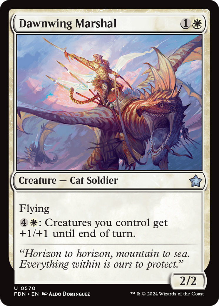 Dawnwing Marshal [Foundations] | Card Merchant Takapuna