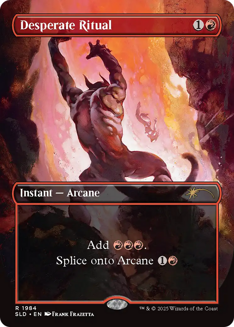 Desperate Ritual (1984) (Rainbow Foil) [Secret Lair Drop Series] | Card Merchant Takapuna