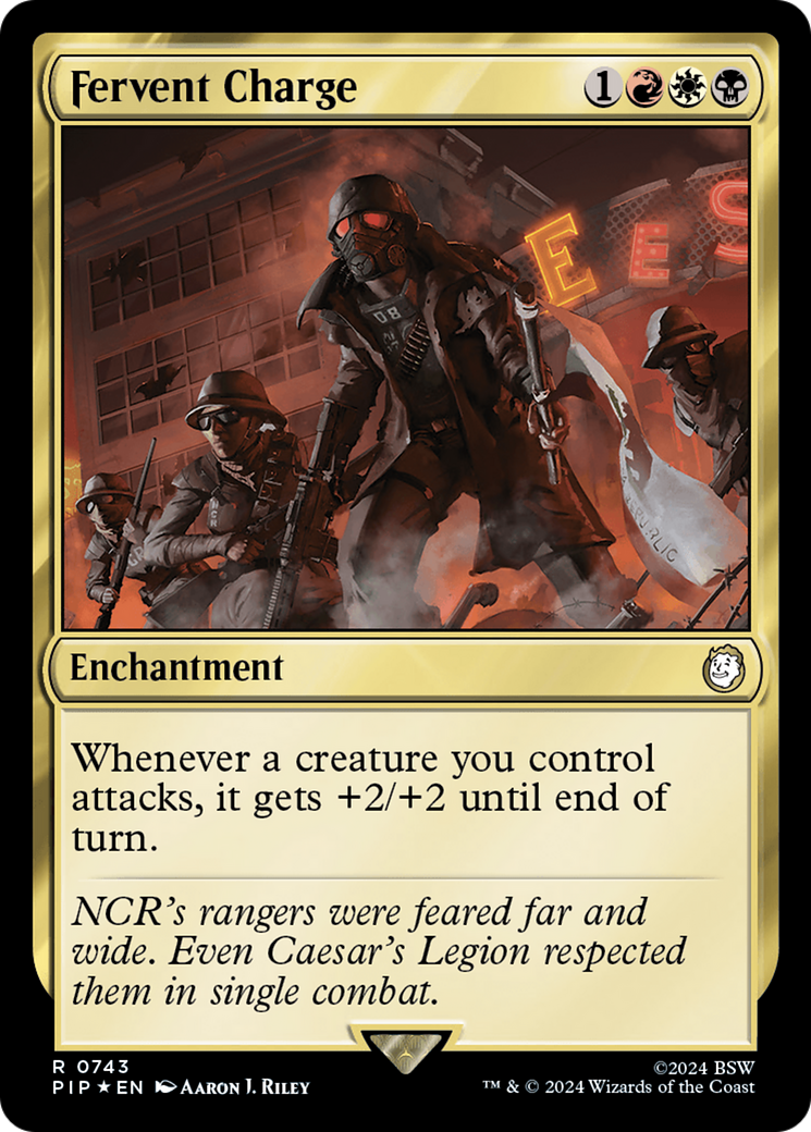 Fervent Charge (Surge Foil) [Fallout] | Card Merchant Takapuna
