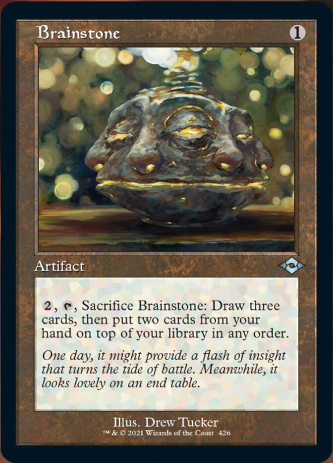 Brainstone (Retro Foil Etched) [Modern Horizons 2] | Card Merchant Takapuna