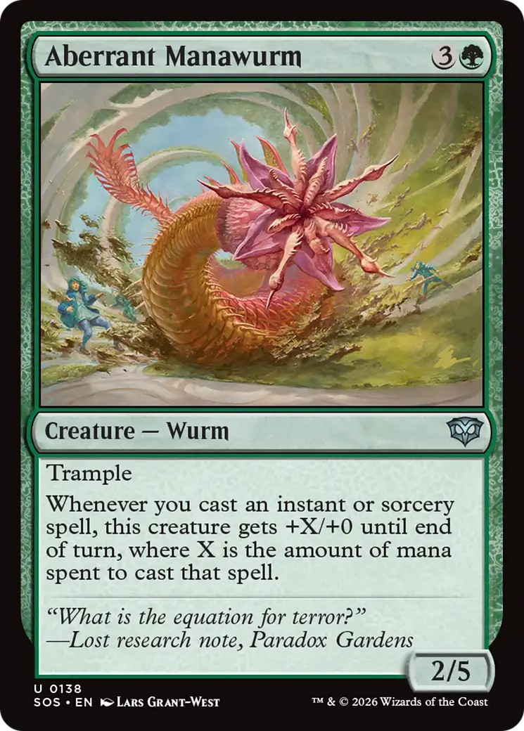 Aberrant Manawurm [Secrets of Strixhaven] | Card Merchant Takapuna