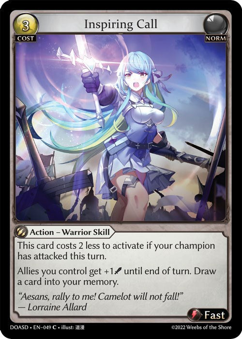 Inspiring Call (049) [Dawn of Ashes: Starter Decks] | Card Merchant Takapuna