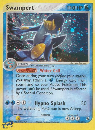 Swampert (13/109) [EX: Ruby & Sapphire] | Card Merchant Takapuna