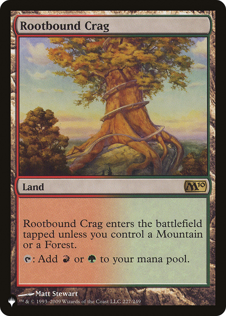 Rootbound Crag [The List] | Card Merchant Takapuna