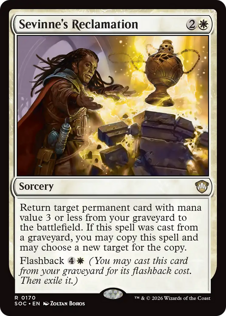 Sevinne's Reclamation [Secrets of Strixhaven Commander] | Card Merchant Takapuna