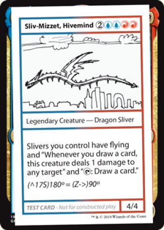 Sliv-Mizzet, Hivemind (2021 Edition) [Mystery Booster Playtest Cards] | Card Merchant Takapuna