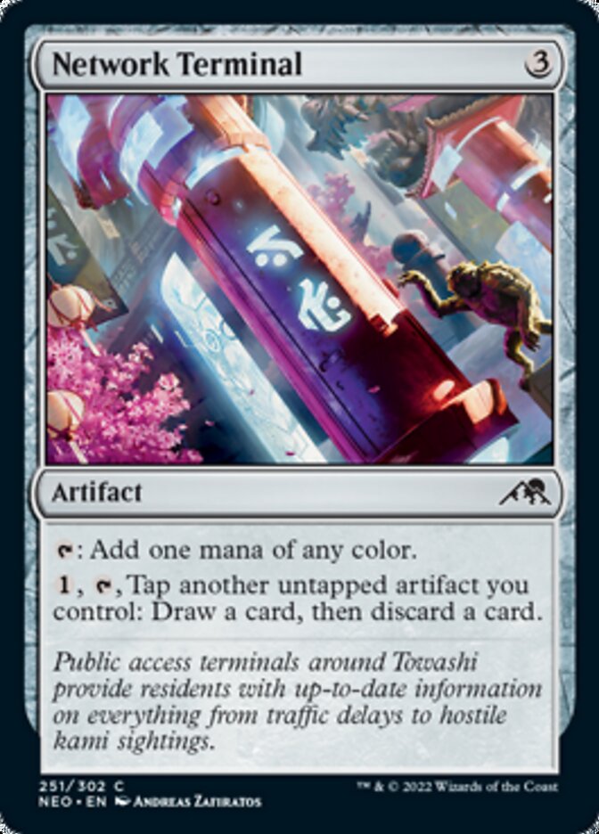 Network Terminal [Kamigawa: Neon Dynasty] | Card Merchant Takapuna