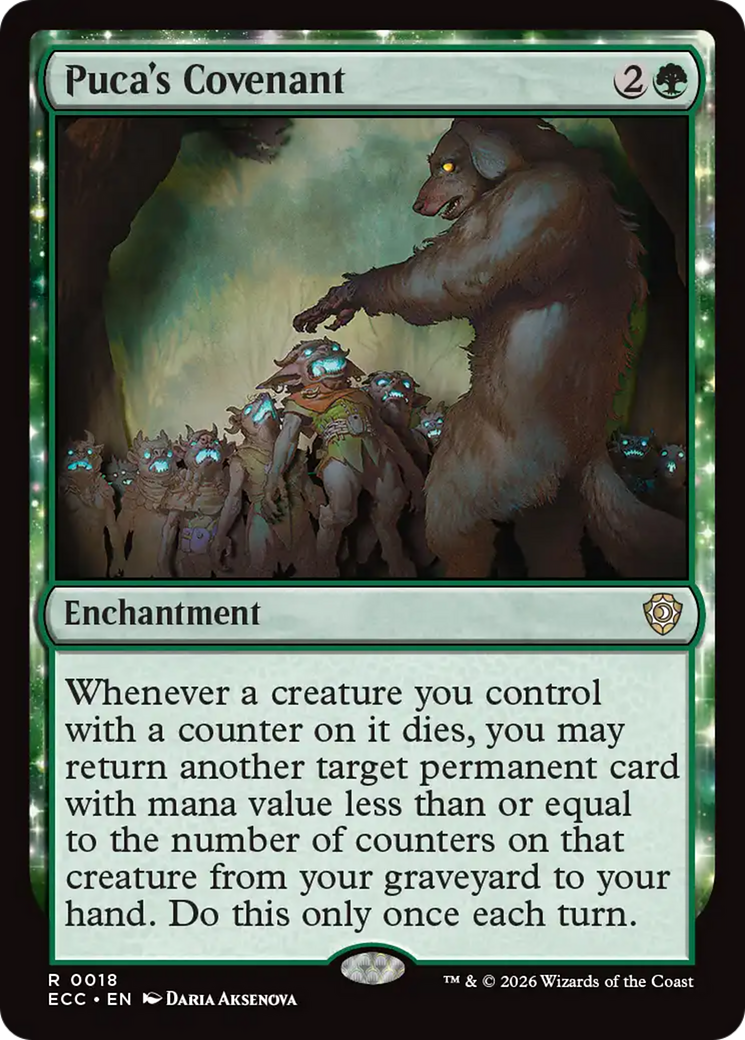 Puca's Covenant [Lorwyn Eclipsed Commander] | Card Merchant Takapuna
