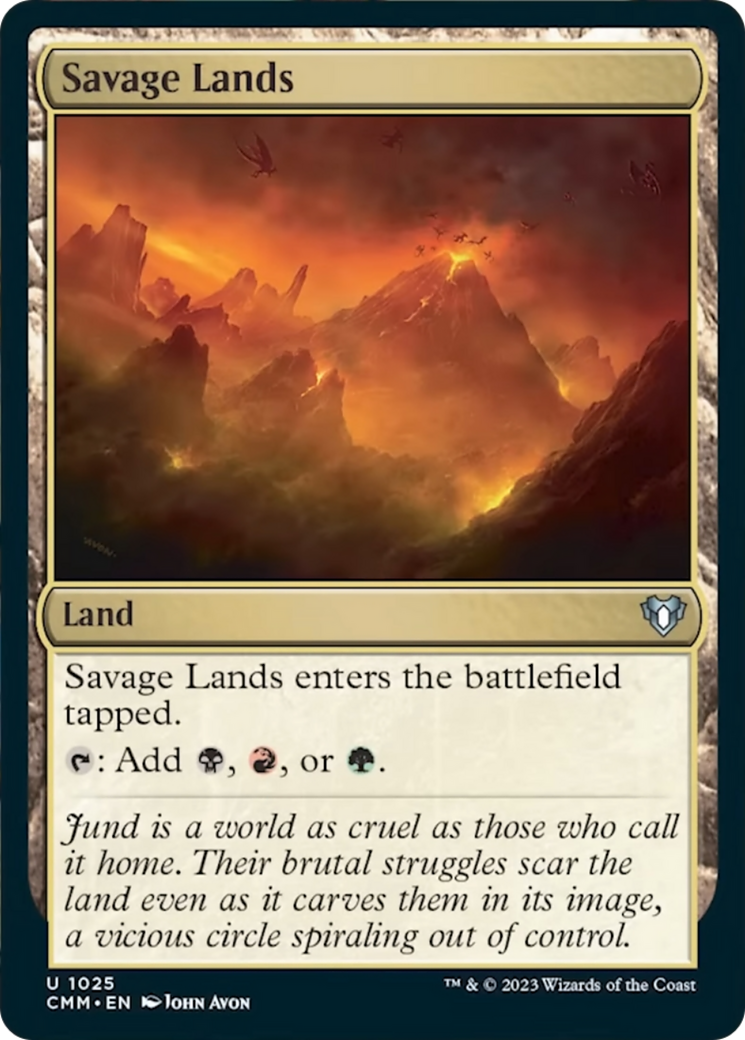 Savage Lands [Commander Masters] | Card Merchant Takapuna