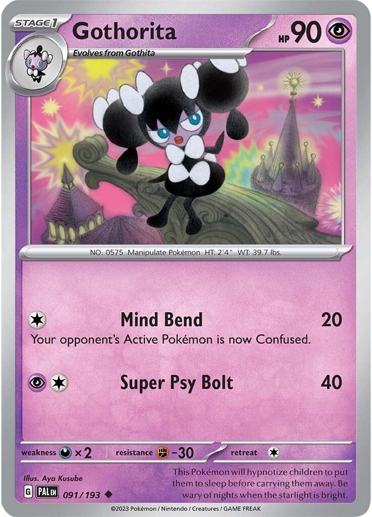 Gothorita (091/193) [Scarlet & Violet: Paldea Evolved] | Card Merchant Takapuna