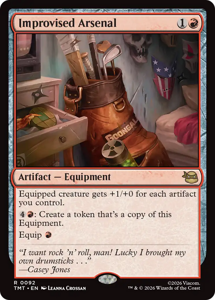Improvised Arsenal [Teenage Mutant Ninja Turtles] | Card Merchant Takapuna