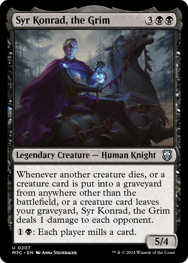 Syr Konrad, the Grim (Ripple Foil) [Modern Horizons 3 Commander] | Card Merchant Takapuna