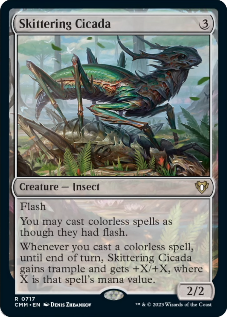 Skittering Cicada [Commander Masters] | Card Merchant Takapuna