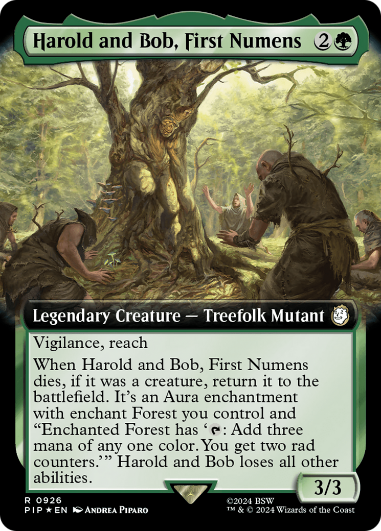 Harold and Bob, First Numens (Extended Art) (Surge Foil) [Fallout] | Card Merchant Takapuna