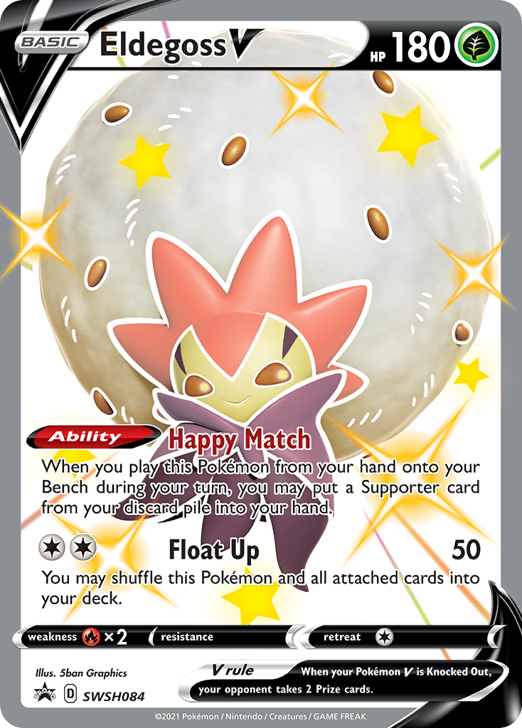 Eldegoss V (SWSH084) [Sword & Shield: Black Star Promos] | Card Merchant Takapuna