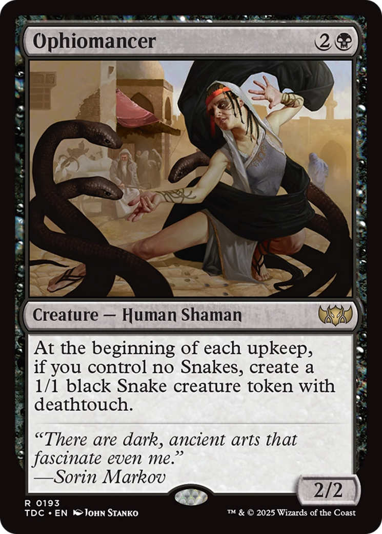 Ophiomancer [Tarkir: Dragonstorm Commander] | Card Merchant Takapuna