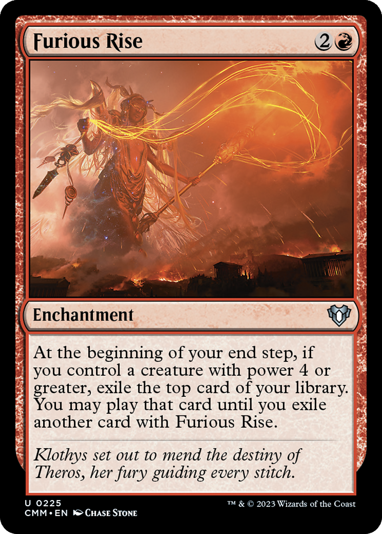 Furious Rise [Commander Masters] | Card Merchant Takapuna