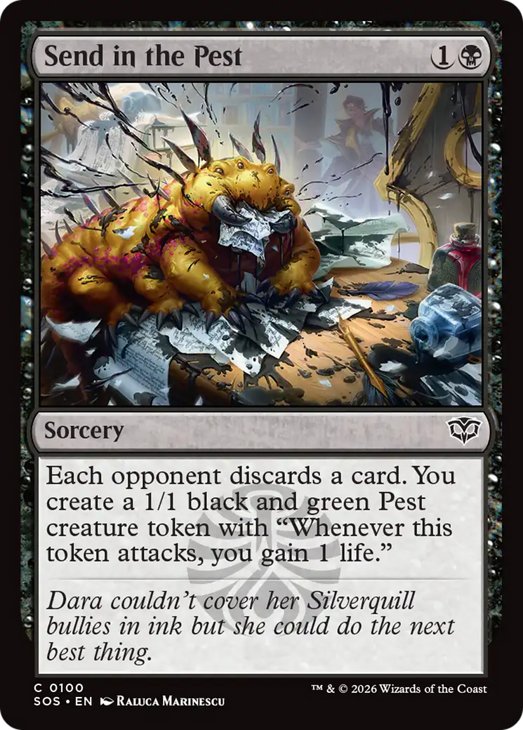 Send in the Pest [Secrets of Strixhaven] | Card Merchant Takapuna