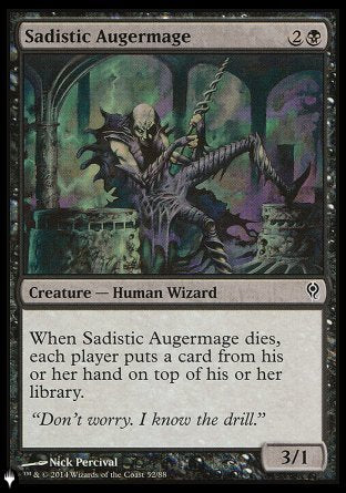 Sadistic Augermage [The List] | Card Merchant Takapuna