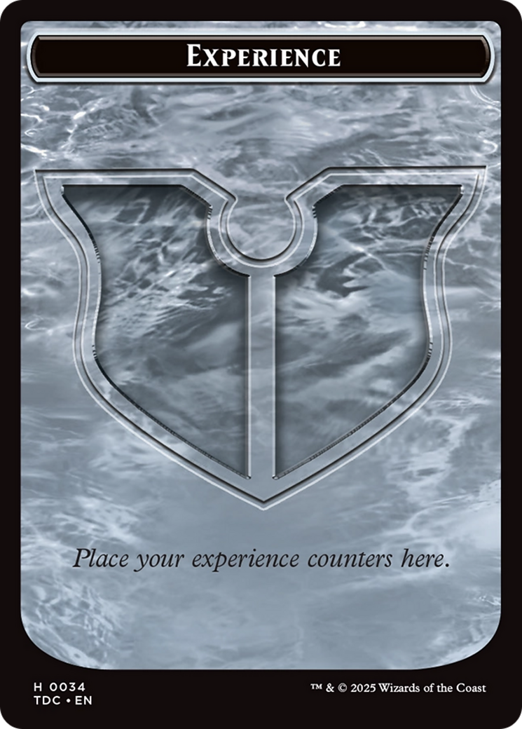 Experience // Treasure Double-Sided Token [Tarkir: Dragonstorm Commander Tokens] | Card Merchant Takapuna