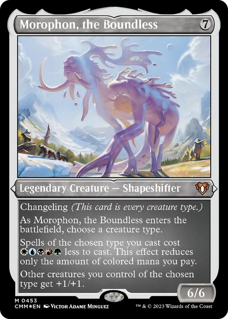 Morophon, the Boundless (Foil Etched) [Commander Masters] | Card Merchant Takapuna