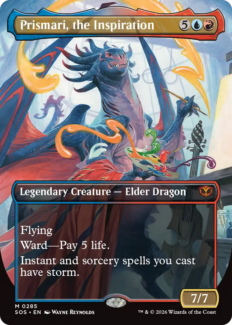 Prismari, the Inspiration (Borderless) [Secrets of Strixhaven] | Card Merchant Takapuna