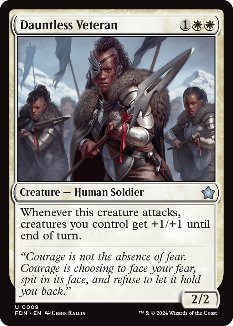Dauntless Veteran [Foundations] | Card Merchant Takapuna
