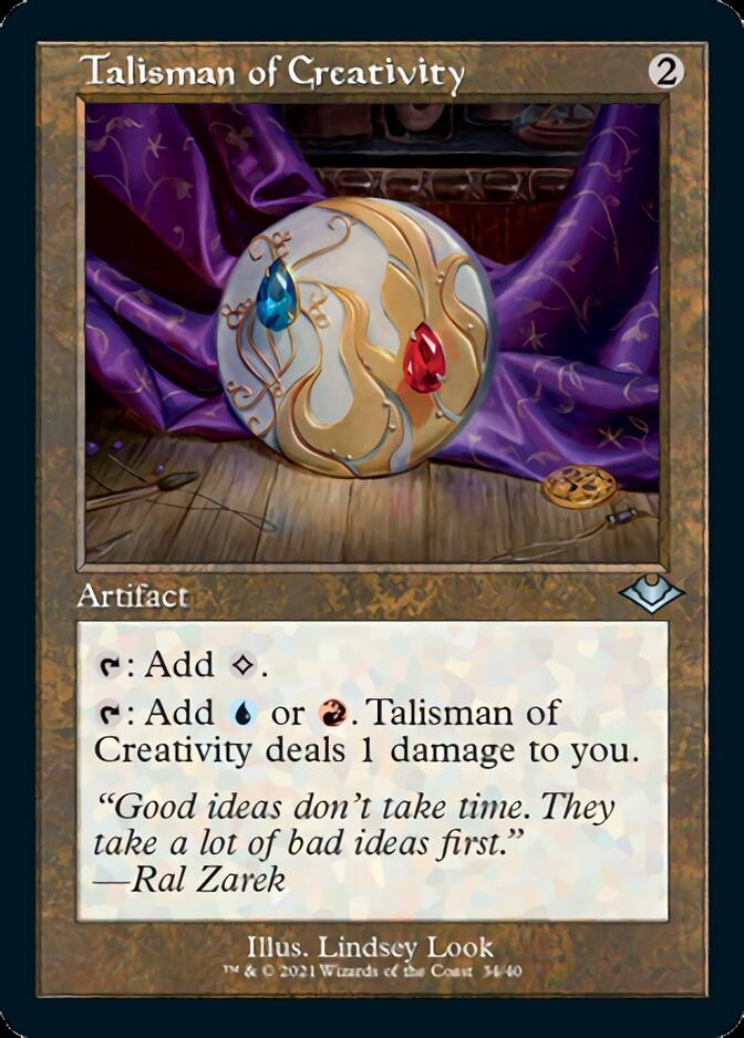 Talisman of Creativity (Retro) [Modern Horizons] | Card Merchant Takapuna