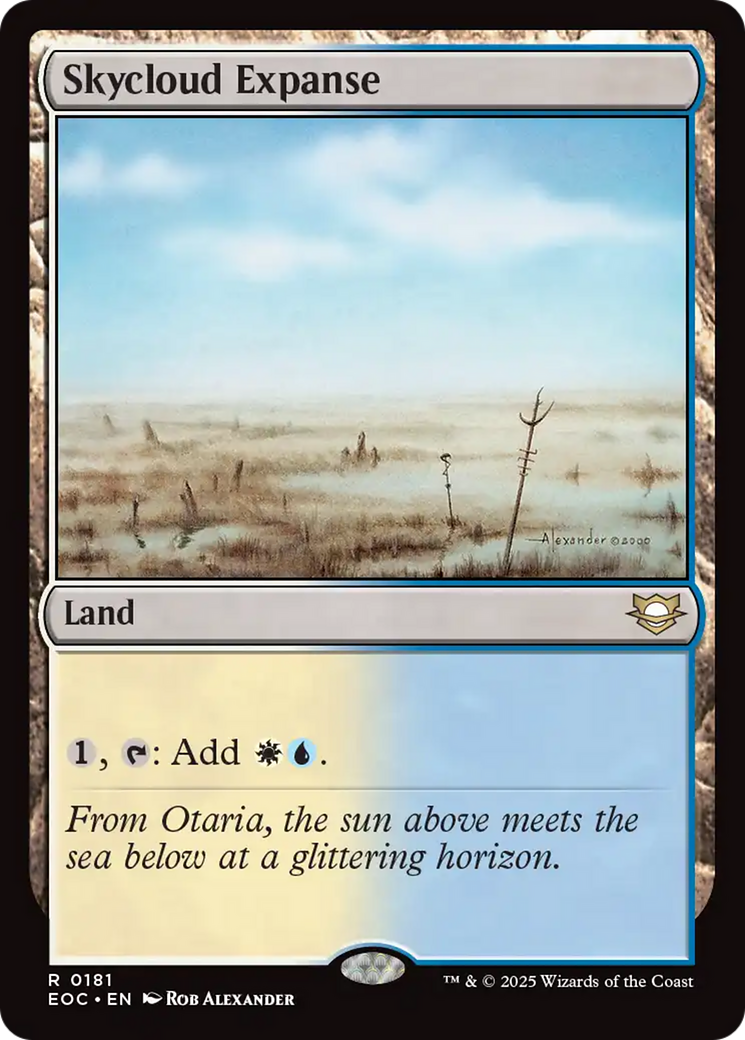 Skycloud Expanse [Edge of Eternities Commander] | Card Merchant Takapuna