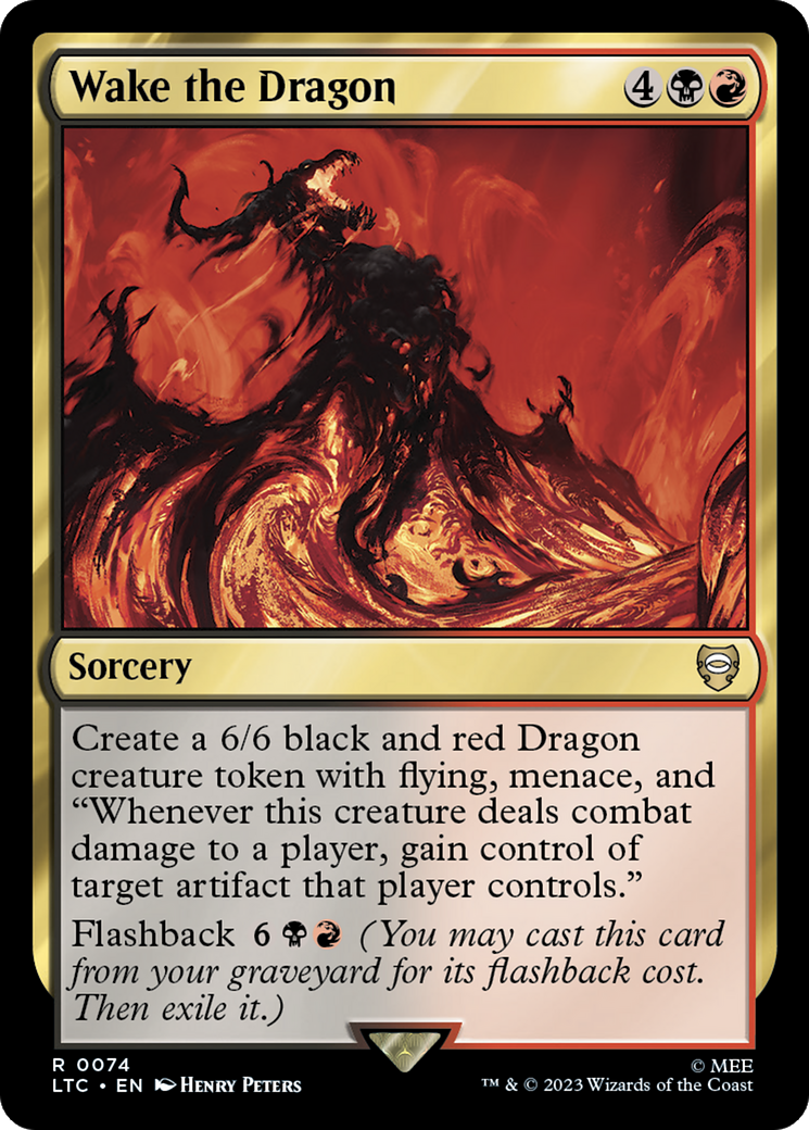 Wake the Dragon [The Lord of the Rings: Tales of Middle-Earth Commander] | Card Merchant Takapuna