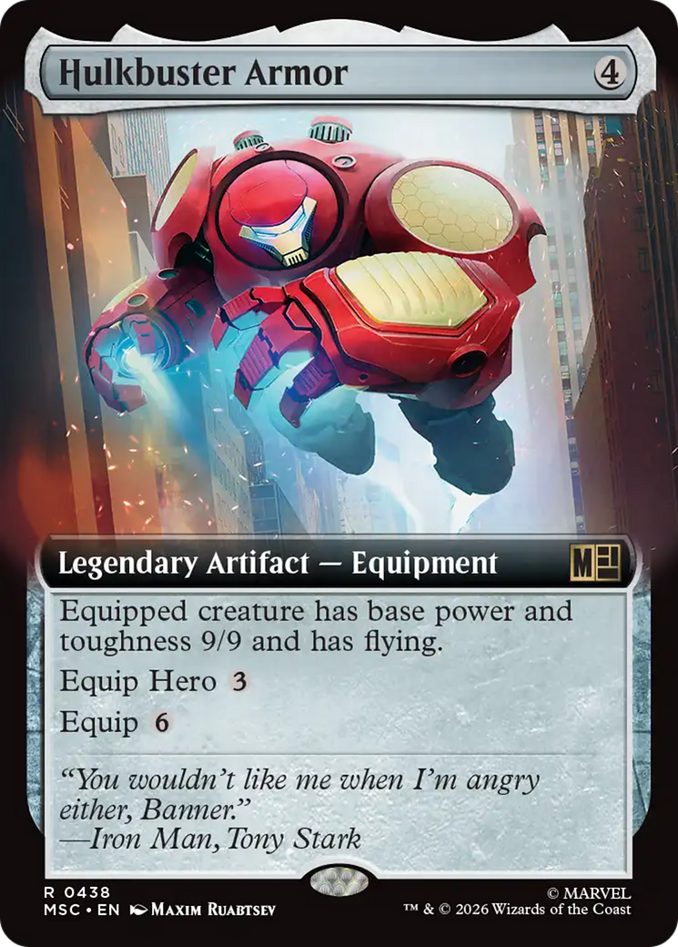 Hulkbuster Armor (Extended Art) [Marvel Super Heroes Commander] | Card Merchant Takapuna