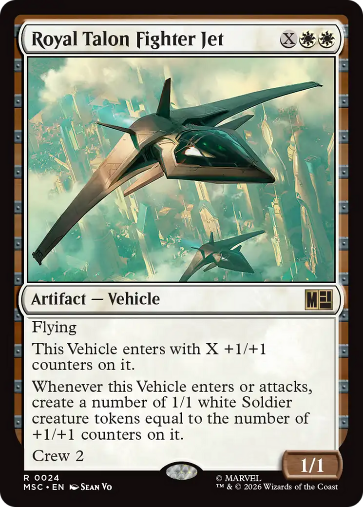 Royal Talon Fighter Jet (Surge Foil) [Marvel Super Heroes Commander] | Card Merchant Takapuna