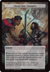 Choose Your Champion (Full Art) [Duskmourn: Archenemy] | Card Merchant Takapuna