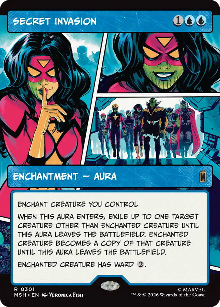 Secret Invasion (Borderless) [Marvel Super Heroes] | Card Merchant Takapuna