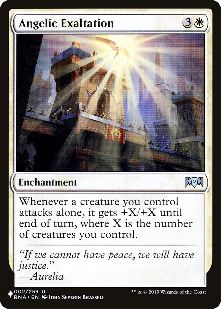 Angelic Exaltation [The List] | Card Merchant Takapuna