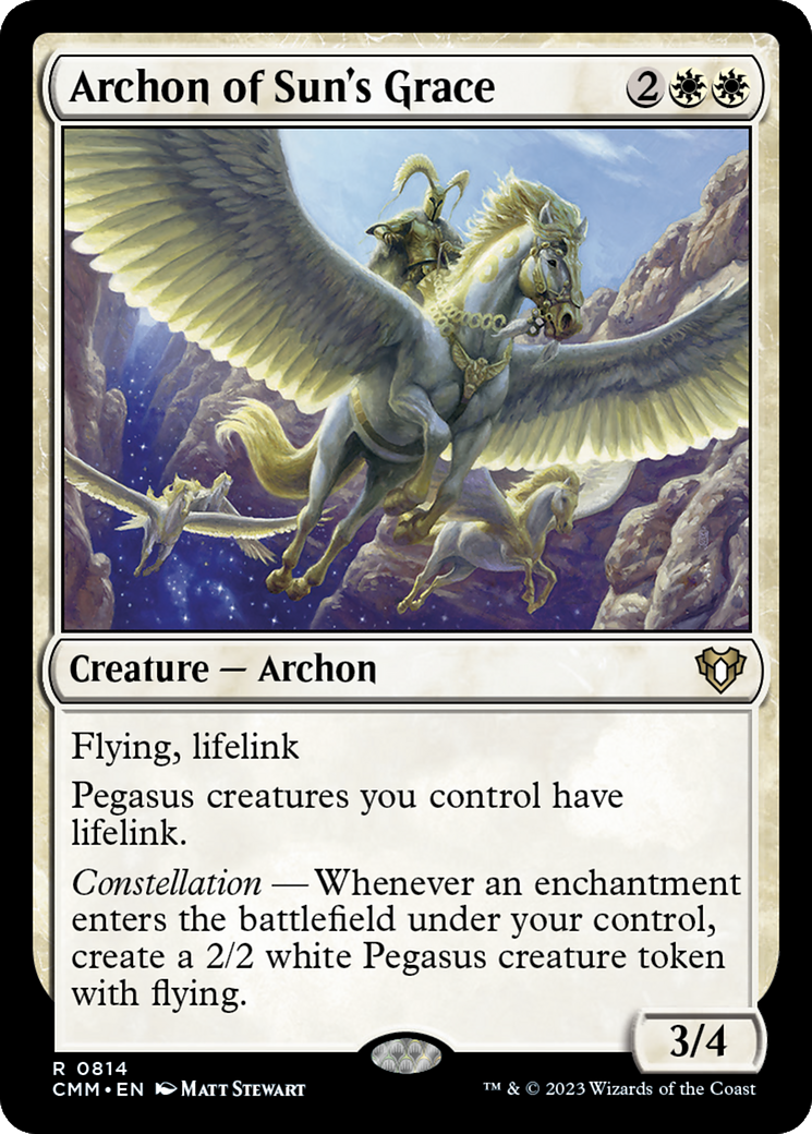 Archon of Sun's Grace [Commander Masters] | Card Merchant Takapuna