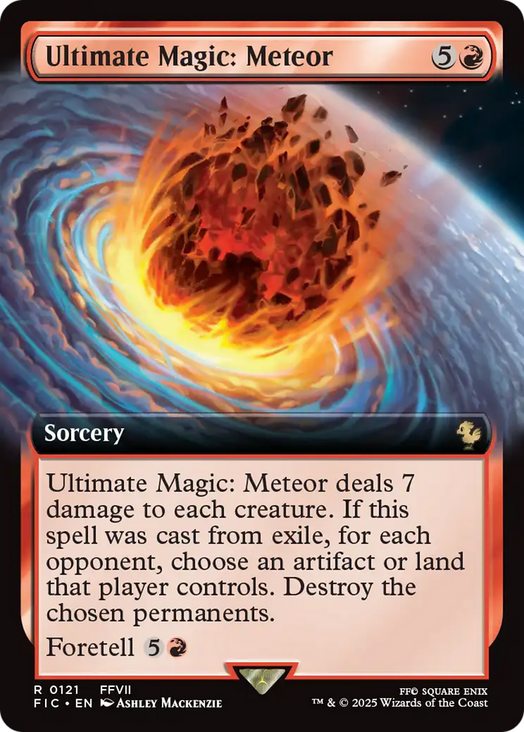 Ultimate Magic: Meteor (Extended Art) [FINAL FANTASY Commander] | Card Merchant Takapuna