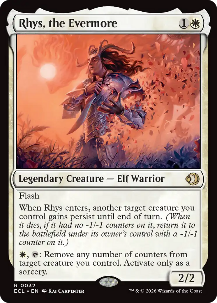 Rhys, the Evermore [Lorwyn Eclipsed] | Card Merchant Takapuna